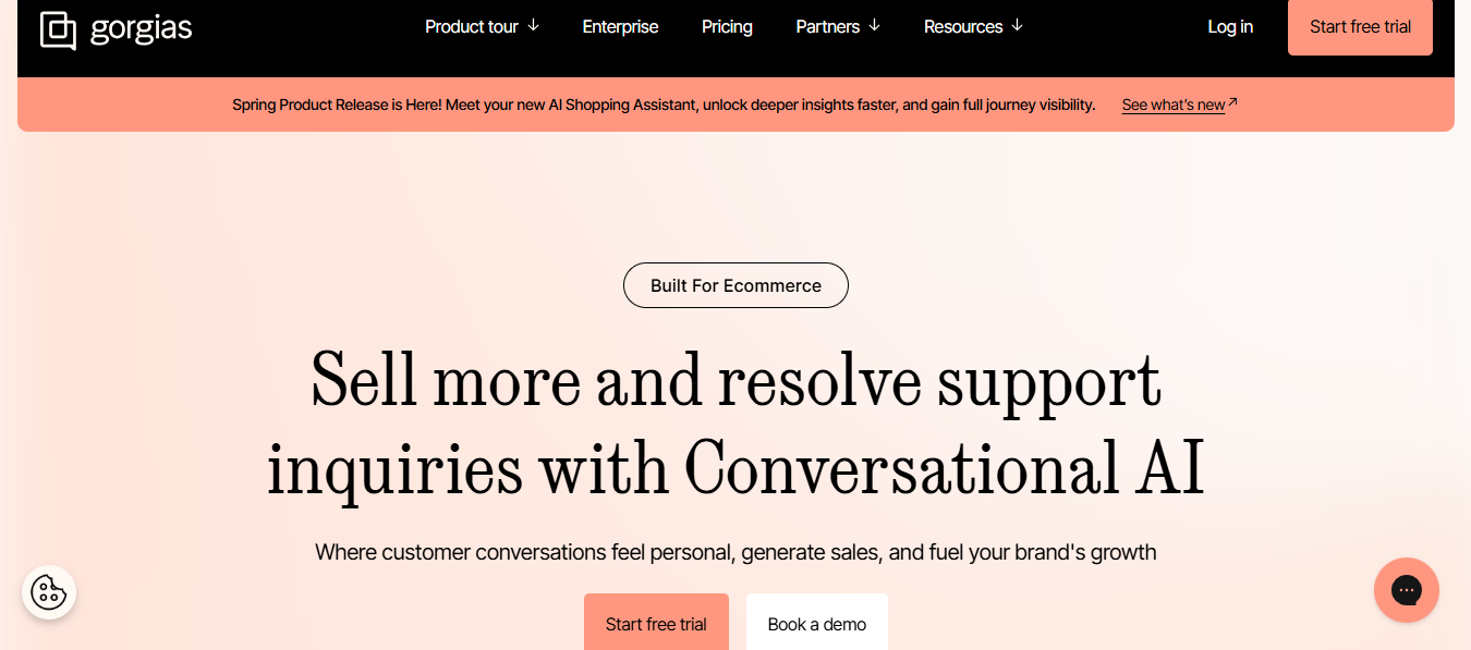 Gorgias A tool for eCommerce Chatbots for your store