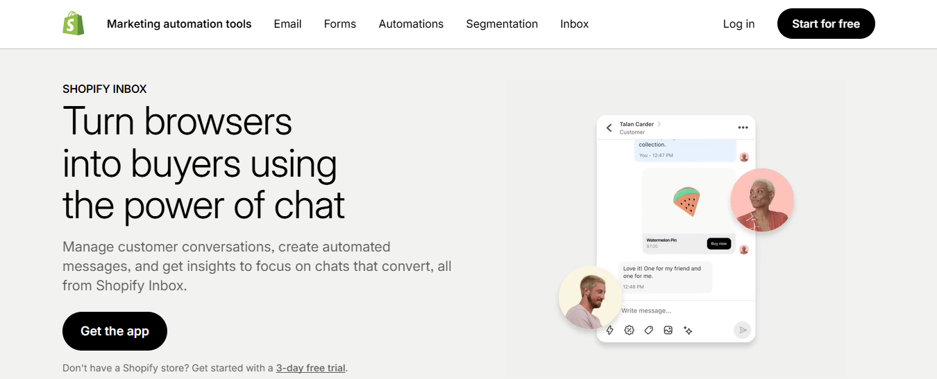 Shopify Inbox, A powerful AI Chatbot for eCommecre